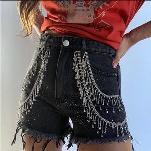 Boutique Rhinestone Shorts